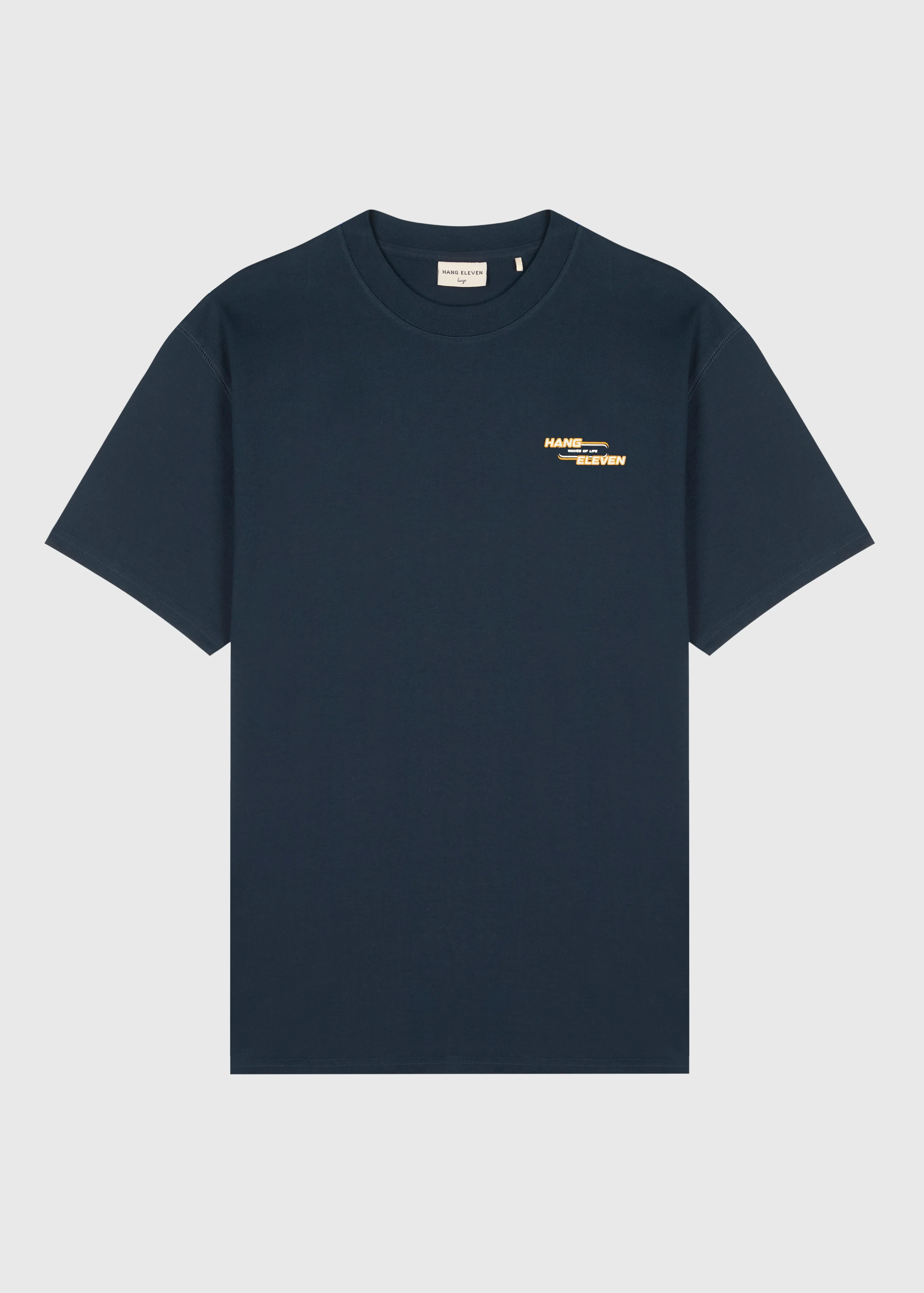 Waves Of Life Tee - Navy Blue - Image 4