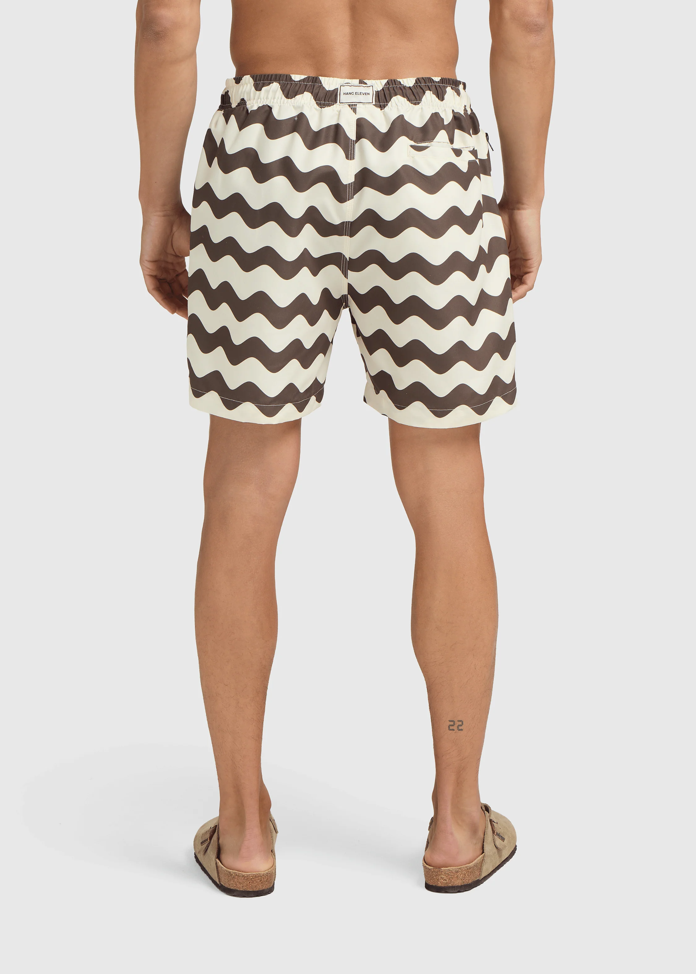 Wave Swim Short - Brown - Image 6